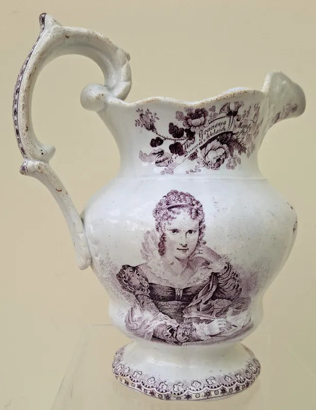 Royal Commemorative Jug ~ King William IV & Queen Adelaide