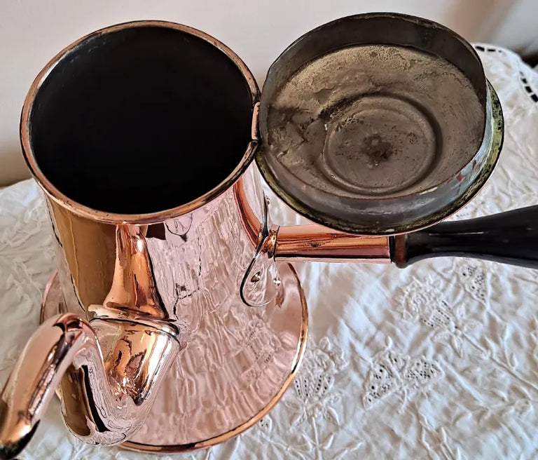 Antique English Georgian Copper Coffee Pot ~ William Soutter & Sons