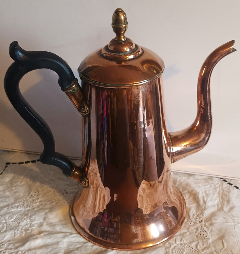 William Soutter Copper Coffee Pot 1c