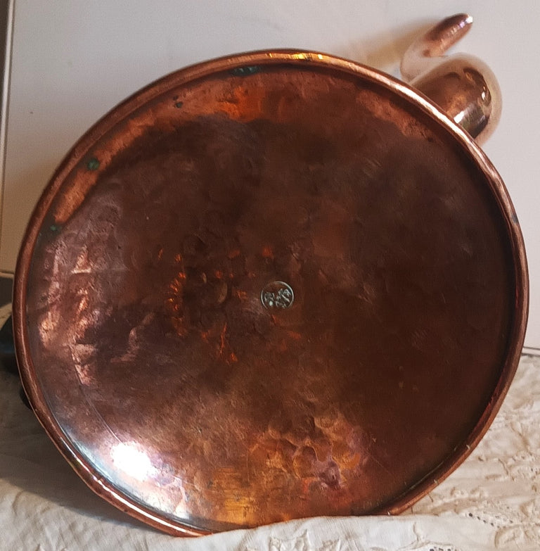 Antique English Victorian Copper Coffee Pot ~ William Soutter & Sons