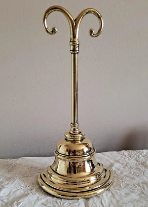 Antique English Victorian Brass Doorstop ~ William Tonks & Sons
