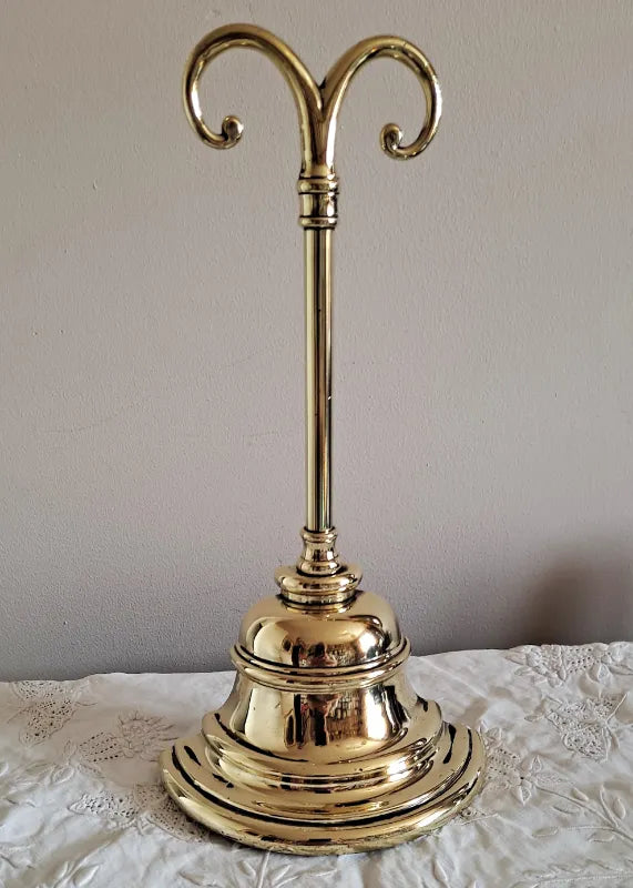Antique English Victorian Brass Doorstop ~ William Tonks & Sons
