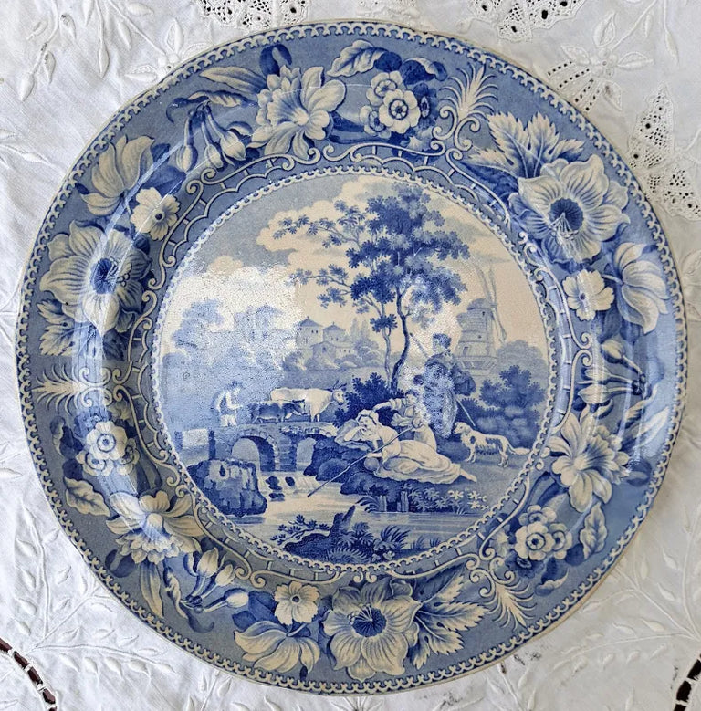 Georgian Blue & White 