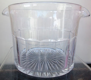 Antique English Victorian Cut Glass Wine Glass Cooler