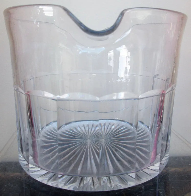 Antique English Victorian Cut Glass Wine Glass Cooler