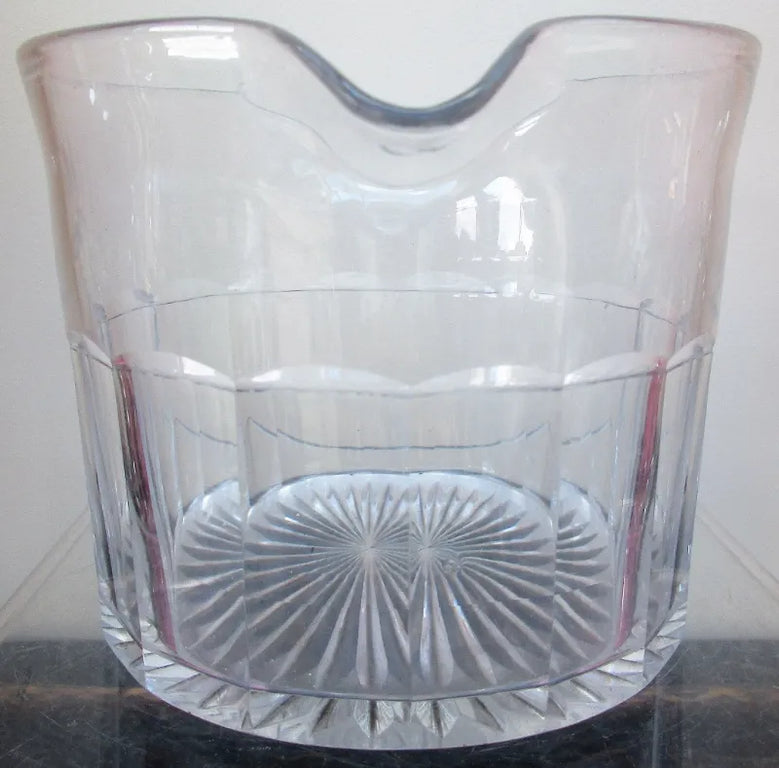 Antique English Victorian Cut Glass Wine Glass Cooler