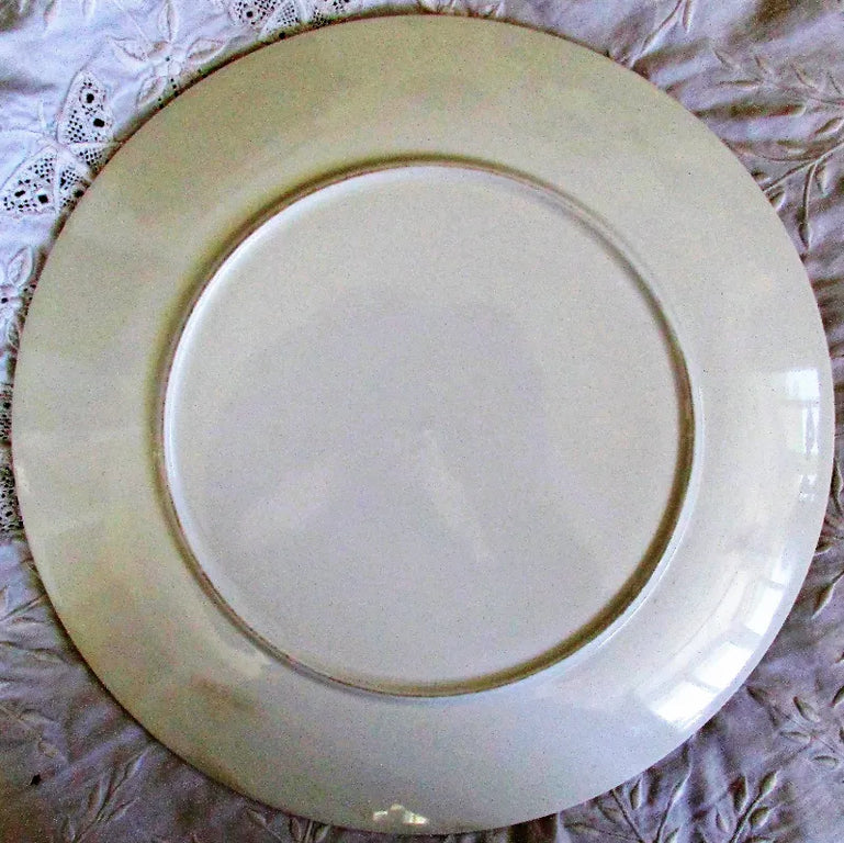 Porcelain Dished Cabinet Plate ~ 