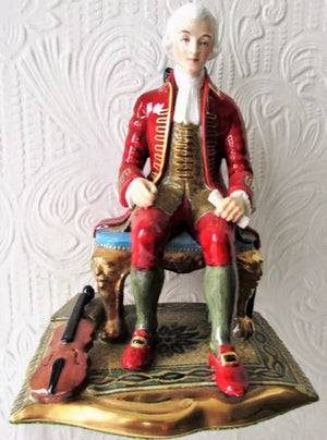 Reginald Johnson ~ Porcelain Figurine ~ "Wolfgang Amadeus Mozart 1756 - 1791"