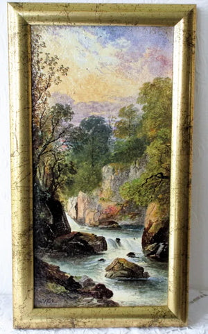 Yale Copeland Plaque Fairy Glen Betws-y-Coed N. Wales