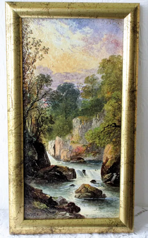 Yale Copeland Plaque Fairy Glen Betws-y-Coed N. Wales