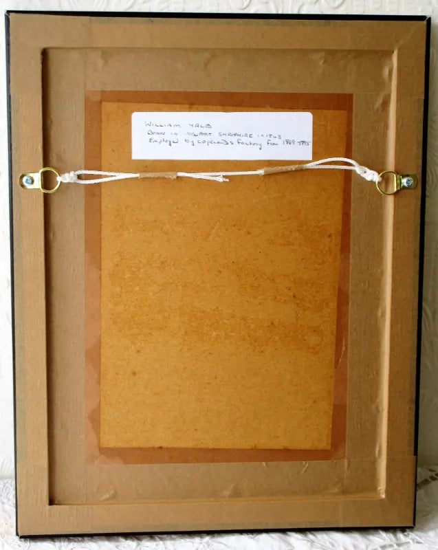 Antique Victorian Ceramic Plaque 